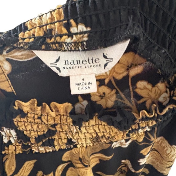 EUC Nanette Lepore Mock Neck Hi-Lo Dress - Picture 5 of 6